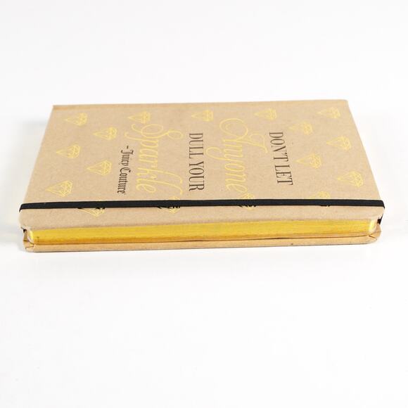 Juicy Couture Don't Let Anyone Dull Your Sparkle Journal Notebook Hardcover Book - Picture 6 of 9